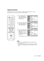 Page 83English - 83
Selecting the Internal Mute
When using a device such as a Home Theater or Amplifier with external speakers, you can set
Internal Mute to On to cut off sound from the TVs internal speakers.
1
Press the MENU button.
Press the …or †button to
select “Sound”, then press
the ENTER button.
2
Press the …or †button to
select “Internal Mute”, then
press the ENTER button.
3
Press the …or †button to
select “On”, then press the
ENTER button.
Pressing the …or †button
will alternate between “On”
and...