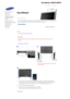 Page 48Select Language Main Page
Model
The color and appearance of the product may vary depending on the model, and the product specifications are 
subject to change without prior notice for reasons of performance enhancement. 
Connections 
Installing the Stand KIT
 
 
Note
• Only the supplied bolts should be used.
 
Caution
Samsung Electronics will not be responsible for damages caused by using a base other than those 
specified. 
 
Installing the Semi Stand 
 
Left stand Right stand 
Caution
Make sure to...