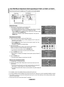 Page 87English - 85
TV Rear PanelAuto Wall-Mount
EX-LINK Cable (Not supplied)
Setup▲ MoreHDMI Black Level  : Low ►Film Mode : Off ►Wall-Mount Adjustment    ►PIP     ►Function Help  : On ►SW Upgrade    ►
TV
 Move   Enter Return
Once the auto wall mount is installed,  your TV’s position can be easily adjusted.
Auto Wall-Mount Adjustment (Sold separately)(LN-T4081F, LN-T4681F, LN-T5281F)
Entering the menu
1.   Press the ▲, ▼, ◄ or ► button on your remote control.  
The Wall Mount Adjustment screen is displayed....