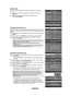 Page 106Español - 0
Ajuste de la gama
Se puede ajustar la intensidad de los colores primarios (rojo, verde y azul).  
(-3 ~ +3)
8.
    Pulse los botón ▲ o ▼ para seleccionar “Gamma” y pulse el botón  
ENTER .
9.    Pulse los botones ◄ o ► para disminuir o aumentar el valor.  
Pulse el botón  ENTER .
Configuración del espacio de color
El espacio de color es una matriz compuesta por los colores rojo, verde y azu l. 
Seleccione su espacio de color favorito y disfrute de unos colores auténticame nte...