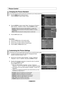 Page 20English - 18
Picture Control
Changing the Picture Standard
You can select the type of picture which best corresponds to your viewing\
 requirements.
1.
   Press the MENU button to display the menu.  
Press the ENTER  button to select “Picture”.
2.    Press the ENTER  button to select “Mode”. Press the ▲ or ▼ button to 
select “Dynamic”, “Standard” or “Movie”.  Press the ENTER  button.
Dynamic: Selects the picture for high-definition in a bright room.
Standard: Selects the picture for the optimum display...