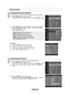 Page 31English - 2
Sound Control
Changing the Sound Standard
You can select the sound mode to best suit the programming you’re watc\
hing. 
1.
   Press the MENU button to display the menu.  
Press the ▲ or ▼ button to select “Sound”, then press the  ENTER  button.
2.   Press the ENTER  button to select “Mode”. Press the ▲ or ▼ button to select “Standard”, “Music”, “Movie”, “Speech”, o\
r “Custom” sound setting, 
then press the ENTER  button.  
  Press the EXIT button to exit.
Standard: Selects the normal...