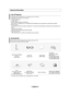 Page 4
English - 
accessories
Please	make	sure	the	following	items	are	included	with	your	LCD	TV.		
If	any	items	are	missing,	contact	your	dealer.
Remote 	Control 	& 	Batteries	
(AAA 	x 	2)
(BN59-00598A) Power
	Cord(3903-000144) Cleaning
	Cloth(BN63-01798A)
Cover-Bottom
LN-T2342H, 	LN-T2642H	
(BN63-03176A)
LN-T3242H 	(BN63-03093A)
LN-T4042H 	(BN63-03127A)
LN-T4642H 	(BN63-03185A)
Stand
LN-T2342H,	 LN-T2642H,	
(BN96-04745A)	
LN-T3242H	(BN96-04697A) Stand	
Screw
LN-T2342H,	LN-T2642H,	(6002-001294)Owner’s...