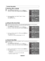 Page 51
English - 
Setting the Blue Screen mode
If	no	 signal	 is	being	 received	 or	the	 signal	 is	very	 weak,	 a	blue	 screen	 automatically	 replaces	the	noisy	 picture	 background.		
If	 you	 wish	 to	continue	 viewing	the	poor	 picture,	 you	must	 set	the	 "Blue	 Screen"	 mode	to	"Off"
.  Press	 the	mEnu  button	to	display	 the	menu.	
	 	 Press	 the	▲	or	▼	 buttons	 to	select	 "Setup",	 then	press	 the	EntEr
 button.
.  Press	 the	▲	or	▼	 buttons	 to	select...