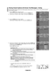 Page 52
English - 0
The	Analog	 Caption	 function	 operates	 when	watching	 regular	analog	channels	 or	when	 you	have	 an	analog	 external	 component		
(such	 as	a	VCR)	 connected.
.  Press	 the	mEnu 	button	 to	display	 the	menu.
	
	 	 Press	 the	▲	or	▼	 buttons	 to	select	 “Setup”,	 then	press	 the	EntEr 	button.
.  Press	 the	▲	or	▼	 buttons	 to	select	 “Caption”,	 then	press	 the	EntEr 	button.
.  Press	 the	EntEr 	button	 to	select	 “Caption”.
	
	 	 Press	 the	▲	or	▼	 buttons	 to...