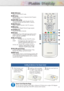 Page 9¸SRS TSXT button
Selects TruSurround XT mode.
˛MTS buttonChooses stereo, mono or Separate Audio Program
(SAP broadcast).
◊AUTO PROG. buttonThe TV automatically cycles through all of the 
available channels and stores them in memory. 
±ADD/DEL buttonAdds or deletes channels in the TV’s memory.
≠DNIe buttonActivates DNIe (Digital Natural Image engine).
–CAPTION button
Controls the caption decoder.
—SET buttonUsed during set up of this Samsung remote control, 
so that it will work compatibly with other...