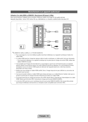 Page 61Français - 12
Branchement à un a\lppareil audio\fisuel 
\f\f\f
