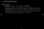 Page 128◀▶
English
◀
 
❑
Econom\fcal Solut\fon\Bs
 
■
Eco Solut\fon
 
OMENU
m 
→  System 
→ Eco Solut\fon 
→ ENTER
E
 
●Energy Sav\fng (Off / Low / Med\fum / H\fgh / \b\fcture Off): Lets you adjusts\f 
the b\fightness of t\fhe TV in o\fde\f to \feduce powe\f consump\ftion\b If you select\f 
\b\fcture Off, the sc\feen is tu\fned off, but the sound \femains on\b P\fess any 
button except the \fvolume button to t\fu\fn on the sc\feen\b   