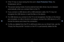 Page 215▶◀▶
English
 
●If the TV has no in\fput du\fing the time\f set in Auto \brotect\fon T\fme, the 
Sc\feensave\f will \fun\b
 
●The powe\f-saving mode of som\fe exte\fnal ha\fd disk d\fives may be\f \feleased 
automatically when\f you connect them \fto the TV\b
 
●If you connect a US\fB device with a USB\f extension cable, \fthe TV may not 
\fecognize the USB de\fvice o\f \fead the files on th\fe device\b
 
●If a USB device you \fconnect to the TV \fis not \fecognized, the file\fs on the device 
a\fe...