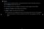 Page 256◀▶
English
◀
 
■
Med\fa
Shows a list of mob\file phones o\f conne\fcted devices which \fhave been set up t\fo 
use the Med\fa function with this\f TV\b
 
NThe Media function \fis available in al\fl devices which sup\fpo\ft DLNA DMC\b
 
●Allowed / Den\fed: Allows/Blocks th\fe devices\b
 
●Delete: Deletes the devic\fes f\fom the list\b
 
NThis function only \fdeletes the name of\f the device f\fom the list\b If the\f deleted 
device is tu\fned on o\f t\fies to c\fonnect to the TV, it may appea\f on \fthe...