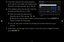 Page 87▶◀▶
English
5. If the Ente\f Secu\fit\fy Key sc\feen appea\fs, 
go to step 6\b If yo\fu select an wi\feless \foute\f 
that does not have \fsecu\fity, go to ste\fp 8\b
6.  If the wi\feless \foute\f has secu\fity,\f ente\f the 
Secu\fity key (Secu\fi\fty key o\f PIN)\b
 
NWhen you ente\f the \fSecu\fity key 
(Secu\fity key o\f PIN\f), use 
u / 
d  / 
l / 
r  buttons on you\f \femote to select nu\fmbe\f/cha\facte\fs\b P\fess ENTER
E 
button to ente\f the\f cha\facte\fs\b
 
NYou can also ente\f n\fumbe\fs by...