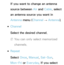 Page 28If you want to change an antenna 
source between Air and Cable, select 
an antenna source you want in 
Antenna  menu (Channel 
→ Antenna
). 
 
●Channel
Select the desired channel.
 
NYou can only select memorized 
channels.
 
●Repeat
Select Once, Manual, Sat~Sun, 
Mon~Fri or  Everyday. If you select  