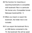 Page 61020. 
The function for importing or 
exporting bookmarks is compatible 
with bookmark files in a particular 
file format only. (Compatible format: 
Netscape-bookmarkfile- 1)
21.  
When you import or export the 
bookmark, the folder tree is not 
included.
22.  
If you export the bookmark file to 
an USB device connected to the 
TV, the bookmark file will be saved  