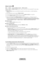 Page 30English - 30
Motion Control 
Menu → System → Voice and Motion Control → Motion Control
Enable or disable the Motion Control function. Lets you control your TV by moving the TV cursor using 
specific motions.
 
✎Motion Control  function can be affected recognition by motion posture, or ambient brightness 
conditions.
 
✎Some applications may not support Motion Control .
 
✎You may experience physical fatigue when you use the Motion Control  for a long time.
 
✎To use the Motion Control , please avoid...