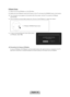 Page 44English - 44
IR Blaster Pairing1.  When you turn the IR Blaster on, the LED blinks.
2.  Briefly point the IR Blaster toward the IR sensor of the TV and press the PAIRING button at the bottom.
3.  The connection icons appear on the bottom left of the screen, and the TV connects to IR Blaster 
automatically.
 
✎If the connection process failed, please turn off and on the IR Blaster, try again from step 2.
OPEN
ONOFF PA
IRING
OPEN
 
• IR Blaster PAIRING Reset button.
 
✎To set an Universal Remote Control...