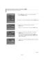 Page 75
Englis\b-7\f

Viewing Closed Captions (On-Screen Text Messages)

1
P°fess the 
ME\fU
button. P°fess the  o°f  button to select “Setup”, 
then p°fess  the 

E\fTER
button.

2
P°fess the  o°f  button to select “Caption”, then p°fess the 
E\fTER
button.

3
P°fess the  o°f  button to select “Caption”, then p°fess the 

E\fTER
button.
P°fess the  o°f  button to select “On”, then p°fess the 

E\fTER
button.

4
P°fess the  o°f  button to select “Caption Mode”,  then p°fess the 

E\fTER
button.
P°fess the  o°f...