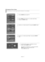 Page 115
Englis\b-11\f

C\banging t\be Picture Position

After connecting t\be TV to your PC, adjust t\be position of t\be picture if it is not well-aligned.

1
P%fess the 
SOURCE
button to select “PC”.
2
P%fess the 
ME\fU
button. P%fess the  o%f  button to select “Setup”, 
then p%fess  the 

E\fTER
button.

3
P%fess the  o%f  button to select “PC”, then p%fess the 
E\fTER
button.

4
P%fess the  o%f  button to select “Position”, then p%fess the 
E\fTER

button.

5
Adjust the position of pictu%fe by  p%fessing...