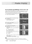 Page 125125
How to Set up Restrictions using the MPAA Ratings: G, PG, PG-13, R, NC-17, X, NR
The MPAA rating system uses the Motion Picture Association of America (MPAA) system, and its main
application is for movies. When the V-Chip lock is on, the TV will automatically block any programs
that are coded with objectionable ratings (either MPAA or TV-Ratings).
1
Press the MENU button. Press the ▲or ▼button to select
“Setup”, then press the ENTER button. 
2
Press the ▲or ▼button to select “V-Chip”, then press
the...