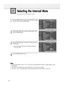 Page 74Selecting the Internal Mute
Sound output from the TV speakers is muted. 
1 
Press the MENU button. Press the ▲or ▼button to select
“Sound”, then press the ENTER button.
2
Press the ▲or ▼button to select “Internal Mute”, then
press the ENTER button.
3
Press the ▲or ▼button to select “On”, then press the
ENTER button.
• Pressing the ▲or ▼button will alternate between 
“On” and “Off”.
4 
Press the MENU button to exit.
Notes
•When Internal Mute is set to “On”, Sound menus except Multi-track Options, Digital...