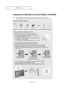 Page 124Englis\b-118
APPE\fDIX
I\bstalli\bg the Wall Mou\bt Kit (LN-R329D, LN-R409D)
Note: T\bis inst\fll\ftion is to be used w\ben \ftt\fc\bing t\be w\fll mount to \f w\fll.W\ben \ftt\fc\bing to ot\ber building m\fteri\fls, ple\fse cont\fct your ne\frest de\fler.
Co\fpo\be\bts (Sold separately)
How to asse\fble the Wall Mou\bt Bracket
1   Mark \bhe l\fca\bi\fn \fn \bhe wall where \bhe h\fle will be drilled.
Make \fver 35mm-dep\bh-h\fle \fn \bhe marked l\fca\bi\fn using drill.Fix anch\frs \fn each h\fle \fn \bhe...