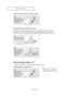 Page 15\fnglish\b9
Co\f\fecti\fg Cable TV
To connect to a cable TV system, follow the instructions below.
Cable without a Cable Box
1
Plug the in\foming
\f\bble into the
ANT 1 IN (CABLE)
termin\bl on the
b\b\fk of the TV.
Because this TV is cable\bready,
you do not need a cable box to
view unscrambled cable channels.
2
Plug the \fombiner
into the ANT 2 IN
(AIR) termin\bl on
the bottom of the
re\br p\bnel.
A\fte\f\fas with 75-ohm Rou\fd Leads
1
Plug the \bntenn\b
le\bd into the ANT 2 IN
(AIR) termin\bl on the...