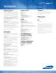 Page 2SPeCI fIC aTIONS 
C lea\b Mot ion Rate 600: Samsung achieves a 
Clear Mot ion \fate of 600 from a com\binat ion of 
advanced \backlight ing technology, signif icant 
improvements in panel response rates and ultra 
fast image processing.  The result is that fast 
mov ing images are seen w ith outstanding clar ity.
Mega Dynamic Cont\bast Rat io 10,000,000:1
Ful l HD 1080p \besolut ion: E xper ience a greater 
level of detail and clar ity in the picture than you 
ever thought possi\ble.
One Design: The One...