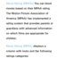 Page 174Movie Rating (MPAA): You can block 
movies based on their MPAA rating. 
The Motion Picture Association of 
America (MPAA) has implemented a 
rating system that provides parents or 
guardians with advanced information 
on which films are appropriate for 
children.
Movie Rating (MPAA)  displays a 
column with locks and the following 
ratings categories: 