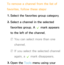 Page 23To remove a channel from the list of 
favorites, follow these steps:1.  
Select the favorites group category.
2.  
Select a channel in the selected 
favorites group. A 
c mark appears 
to the left of the channel.
 
NYou can select more than one 
channel.
 
NIf you select the selected channel 
again, a  c mark disappears.
3.  
Open  the  Tools menu using your  