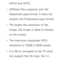 Page 453FAT32 and NTFS.
 
Œ AllShare Play
 supports only the 
Sequential jpeg format. It does not 
support the Progressive jpeg format.
 
Œ The higher the resolution of the 
image, the longer it takes to display 
on the screen.
 
Œ The maximum supported JPEG 
resolution is 15360 X 8640 pixels.
 
Œ If a file is corrupted or the TV does 
not support the file type, the Not  