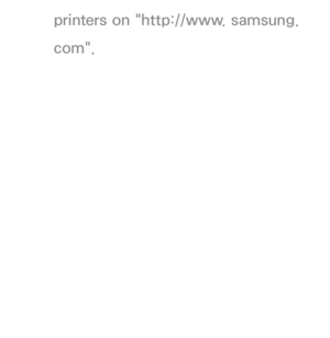 Page 216printers on "http://www. samsung.
com". 