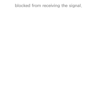 Page 596blocked from receiving the signal. 