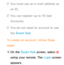 Page 298 
NYou must use an e-mail address as 
an ID.
 
NYou can register up to 10 User 
Accounts.
 
NYou do not need an account to use 
the Smart Hub .
To create an account, follow these 
steps: 1.  
On  the  Smart Hub  screen, select 
a 
using your remote. The Login screen 
appears. 