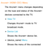 Page 585Anynet+ (HDMI-CEC) Menu
The Anynet+ menu changes depending 
on the type and status of the Anynet+ 
devices connected to the TV.
 
●View TV
Changes Anynet+ mode to TV 
broadcast mode.
 
●Device List
Shows the Anynet+ device list.
 
●(device_name)  Menu
Shows the menu of the connected  