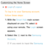 Page 289Customizing the Home Screen
 
●a  Login / 
Logout
To log in to your Samsung account, 
follow these steps: 1.  
With  the  Smart Hub main screen 
displayed on your TV, select  a 
using your remote. The Login screen 
appears.
2.  
Select  the 
^ next to the Samsung 
Account.
 
NIf you want to input the Samsung  