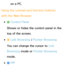 Page 365on a PC.
Using the colored and function buttons 
with the Web Browser
 
●b  Control Panel
Shows or hides the control panel in the 
top of the screen.
 
●{  Link Browsing / 
Pointer Browsing
You can change the cursor to  Link 
Browsing mode or Pointer Browsing 
mode.
 
●} PIP 