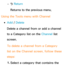 Page 14 
– R Return
Returns to the previous menu.
Using the Tools menu with  Channel
 
●Add /  Delete
Delete a channel from or add a channel 
to a Category list on the Channel list 
screen.
To delete a channel from a Category 
list on the Channel screen, follow these 
steps:
1.  
Select a category that contains the  