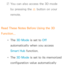 Page 280 
NYou can also access the 3D mode 
by pressing the  X button on your 
remote.
Read These Notes Before Using the 3D 
Function...  
Œ The 3D Mode
 is set to Off 
automatically when you access 
Smart Hub  function.
 
Œ The 3D Mode
 is set to its memorized 
configuration value automatically  