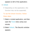 Page 325appears to left of the application.
 
●Unlock
 
NDepending on the application, this 
function may not be supported.
To use the Unlock  function, follow 
these steps:
1.  
Select a locked application, and then 
open the Tools menu using your 
remote.
2.  
Select  Unlock . The Security window 
appears. 