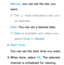 Page 34Manual, you can set the day you 
want.
 
NThe  c mark indicates a day you’
ve selected.
Date : You can set a desired date.
 
NDate  is available only when you 
select  Once in  Repeat.
 
●Start Time
You can set the start time you want.
3.  
When done, select OK. The selected 
channel is scheduled for viewing. 