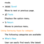 Page 343mode.
 
●πµ  Scroll
Move to next or previous page.
 
●T  Tools
Displays the option menu.
 
●R  Return
Moves to previous menu.
Using Samsung Apps by category The following categories are available:
 
●What's New
User can easily find newly (the latest)  