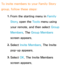 Page 380To invite members to your Family Story 
group, follow these steps:
1. 
From the starting menu in Family 
Story , open the Tools menu using 
your remote, and then select Group 
Members . The Group Members 
screen appears.
2.  
Select  Invite Members. The Invite 
pop-up appears.
3.  
Select  OK. The Invite Members 
screen appears. 