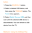 Page 492button.1.  
Press  the  SOURCE
s button.
2.  
Select a desired USB device, and 
then press the  TOOLS
T button. The 
Tools menu appears.
3. Select Safely Remove USB, and then 
wait until the selected USB device is 
disconnected. You can remove a USB 
device from the TV.
Method 2: Using the AllShare Play   