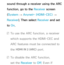 Page 600sound through a receiver using the ARC 
function, go to the Receiver screen 
(System  
→  Anynet+ (HDMI-CEC)
 
→  
Receiver ). Then select Receiver  and set 
to  On.
 
NTo use the ARC function, a receiver 
which supports the HDMI-CEC and 
ARC features must be connected to 
the  HDMI IN 2 (ARC)  port.
 
NTo disable the ARC function, 
set the Receiver  to Off. Even if  