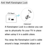 Page 670Anti-theft Kensington LockA Kensington Lock is a device you can 
use to physically fix your TV in place 
when using it in a public place.
You wrap the Kensington Lock’s cable 
around a large, immobile object and 
1
2

 