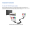 Page 1467
Component Connection
For the LED 7450/7500 series models
Refer to the diagram and connect the TV’s component video and audio input connectors to the 
external device’s component video and audio output connectors using a component cable, so that the 
connectors of the same color connect to each other, as shown in the figure.
The displayed image may differ depending on the model. 