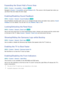 Page 186180
Expanding the Smart Hub's Focus Area
MENU > System >  Accessibility >  Enlarge Try Now
Navigate to System >  Accessibility and set Enlarge to On. This zooms in the focused item when you 
use Smart Hub and makes the item larger.
Enabling/Disabling Sound Feedback
MENU  > System >  General >  Sound Feedback  Try Now
Sound Feedback provides audio cues as you navigate through menus and select menu options.  Sound 
Feedback  is on by default. You can set it to Low , Medium, High, or Off....