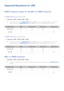 Page 223216217
Supported Resolutions for UHD
HDMI Connector except for the MHL-to-HDMI Connector
If HDMI UHD Color  is set to Off
 
●Resolution: 3840 x 2160p, 4096 x 2160p
 
"
The HDMI connector with  HDMI UHD Color set to Off supports up to UHD 50P/60P 4:2:0, while the 
HDMI connector with  HDMI UHD Color set to On supports up to UHD 50P/60P 4:4:4 and 4:2:2.
Frequency (Hz) RGBYCbCr 4:4:4 YCbCr 4:2:2YCbCr 4:2:0
24 / 25 / 30 OOO -
50 / 60 ---O
If HDMI UHD Color  is set to On
 
●Resolution: 3840 x 2160p, 4096...