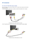 Page 1710
AV Connection
For the LED 7450/7500 series models
Refer to the diagram and connect the AV cable to the TV's external input connectors and the device's 
AV output connectors.
If you are using the TV's external input 1 connectors, connect the video cable to the Y connector.
The displayed image may differ depending on the model.
If the TV's external input 2 connectors are being used, use the enclosed AV connection adapter.
The displayed image may differ depending on the model. 