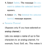 Page 294. 
Select  Delete. The message Do you 
want to delete the selected item(s)? 
appears.
5.  
Select  OK. The Deleted the selected 
item(s). message appears.
 
●Rename Channel
(Appears only if you have selected an 
analog channel.)
Lets you assign a name of up to five 
characters to an analog channel. For 
example, Food, Golf, etc. This makes it  