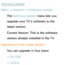 Page 253Software Update
Menu  → Support 
→ Software Update
The Software Update menu lets you 
upgrade your TV’s software to the 
latest version.
Current Version: This is the software 
version already installed in the TV.
Upgrading to the Latest Version You can upgrade in four ways: 
– By USB
 
– Online 